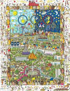 A VILLAGE FOR THE WORLD (OLYMPIC PRINT) Jahr- 1996