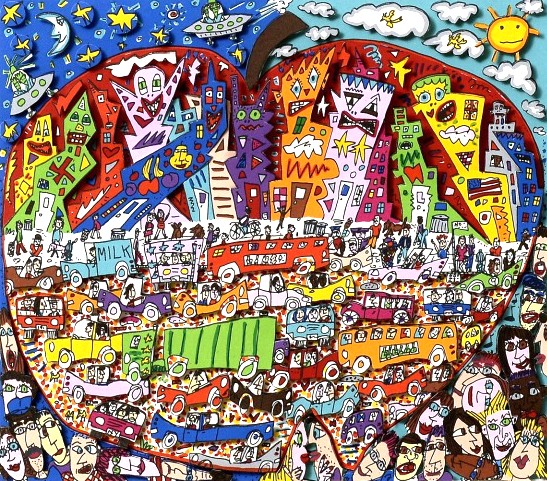 ジェームス·リジィが生み出すカラフルな立体の世界