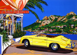 鈴木英人　コートダジュールの小高い丘