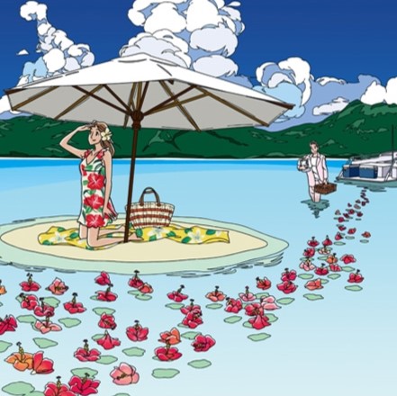 『わたせせいぞう　渡瀬 政造』　ハイビスカス・アイランド2005