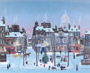 ドラクロワ　モンマルトルのX'mas Christmas in Montmartre