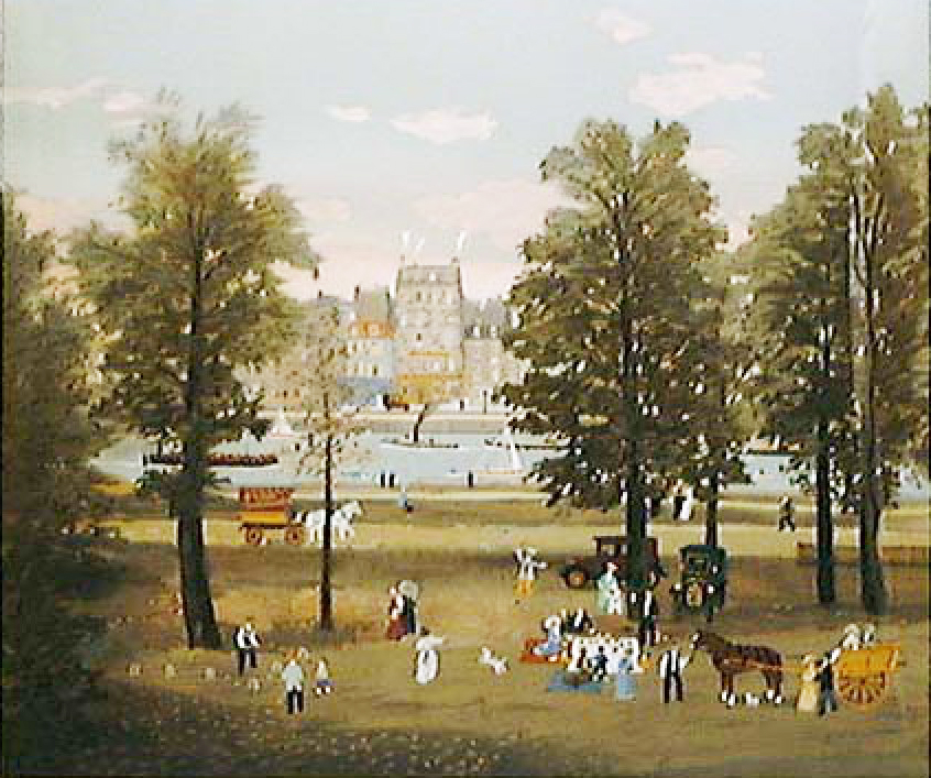 ドラクロワ　岸辺のひととき