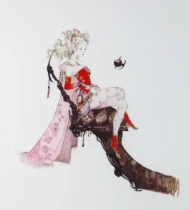 天野喜孝FF6「気高き乙女」