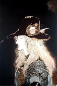 天野喜孝ハンター肖像