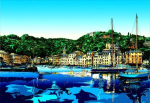 鈴木英人　昼下がりのポルトフィーノ