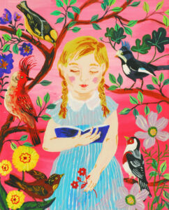 La fille qui lisait（本を読んでいた女の子）