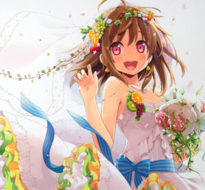 『えれっと版画『WHITE SMILE』（ミクスドメディア）』