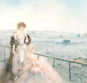 イカール　モンマルトルの風景　パリ Paris本人サイン