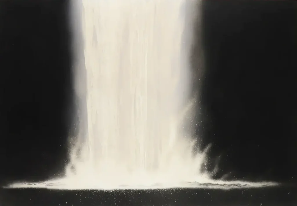 ウォーターフォールオンプリント #4　アクアチント