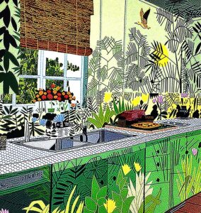 ジョナス・ウッド Jonas Wood インテリアと風景「Interiors and Landscaprs」