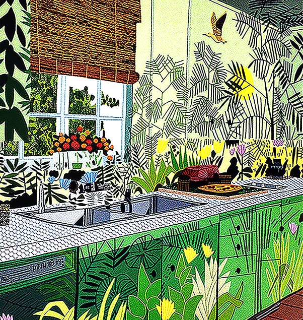 ジョナス・ウッド Jonas Wood インテリアと風景「Interiors and Landscaprs」