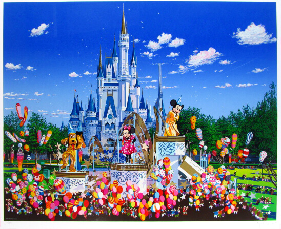 ヤマガタ　ディズニーランドの午後　eveningdisny