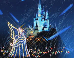 ヤマガタ　ディズニーランドの夜　disneyland_night