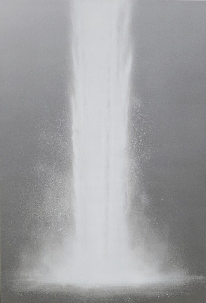 千住博　Metalfall #7(Silver)