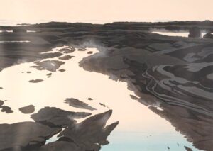 千住博 「フラットウォーター８」