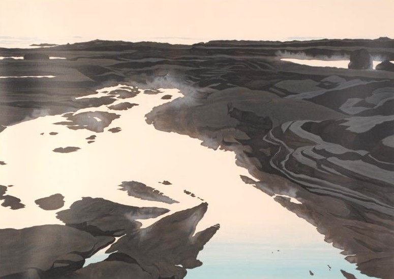 千住博 「フラットウォーター８」