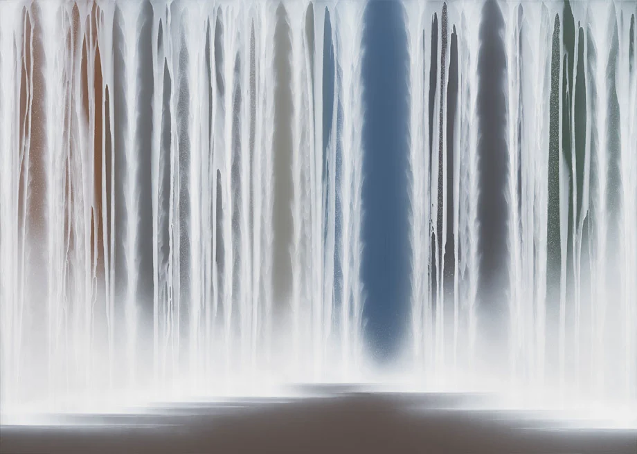 千住博　ウォーターフォール・オン・カラーズ1