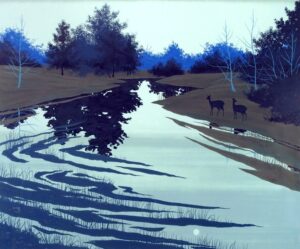 千住博　雨後の朝