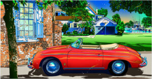 鈴木英人　ポルシェ３５６スピードスター