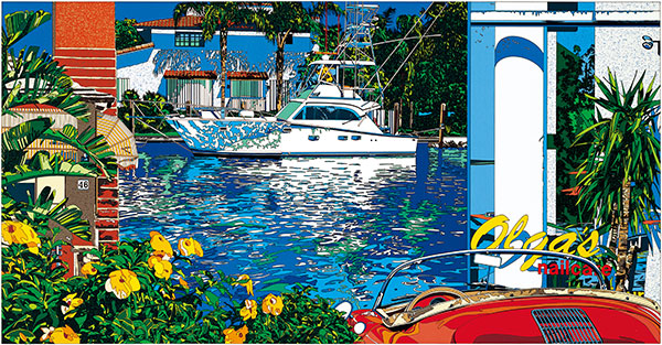 鈴木英人　マイアミの碧い運河