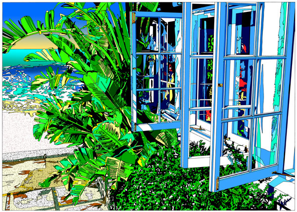 鈴木英人　フィギュアオブハミルトンビーチ