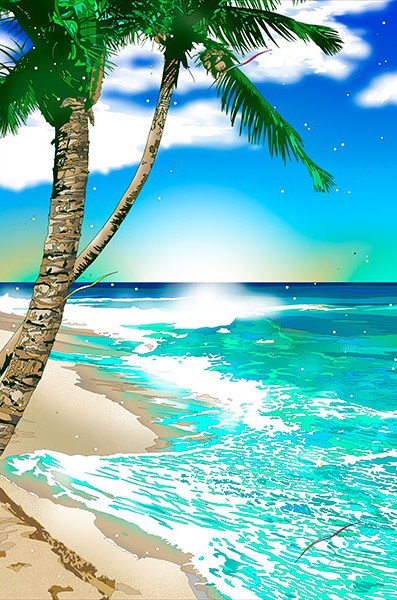 鈴木英人　ふるさとの渚