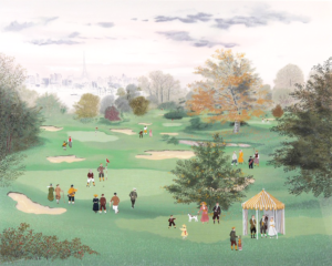ドラクロワ　Golf A Saint-Cloud セントクラウドでのゴルフ