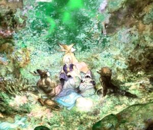 天野喜孝　FF9「パーティー 休息」メタル