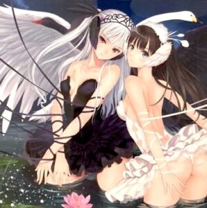 白と黒のオデット